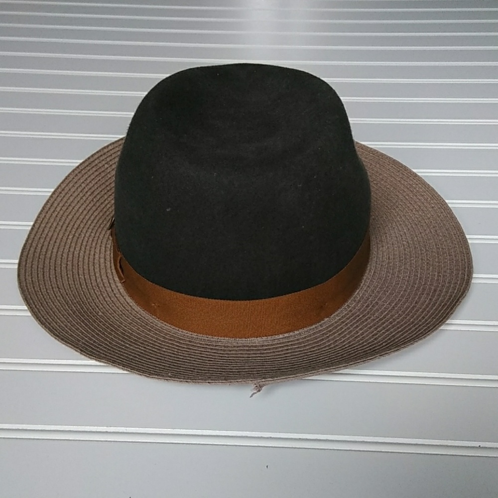 Goorin Bros Black and Tan Fedora Ladies Hat - XL - Picture 6 of 8